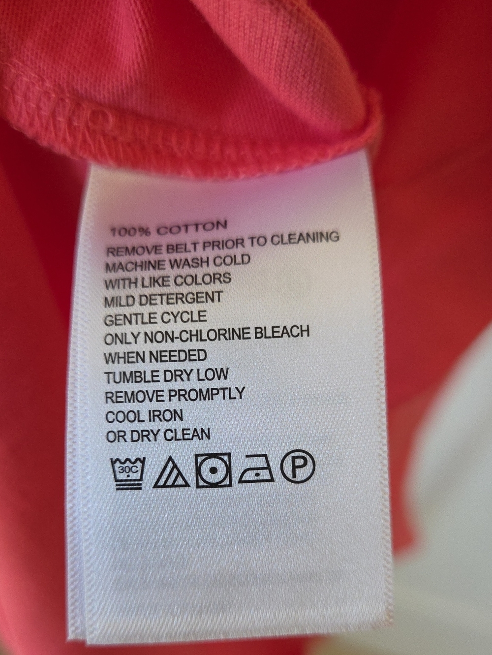 NWT Tommy Bahama Islandscape Jersey Midi Dress Melon Berry Size M - Picture 9 of 9